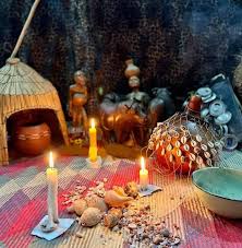 Chief Kasamba providing traditional healing guidance in Alberton
